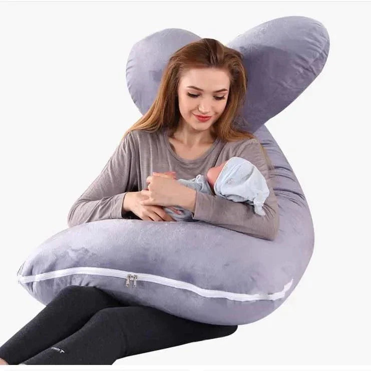 Ultimate Therapeutic Support Cushion – Relieves Neck, Back, and Abdominal Discomfort – Ideal for Expectant Mothers