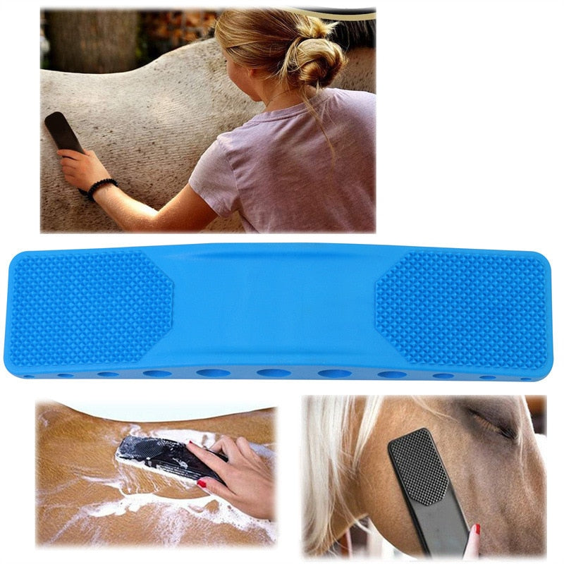 6-in-1 Horse Grooming Brush - EquiGlow