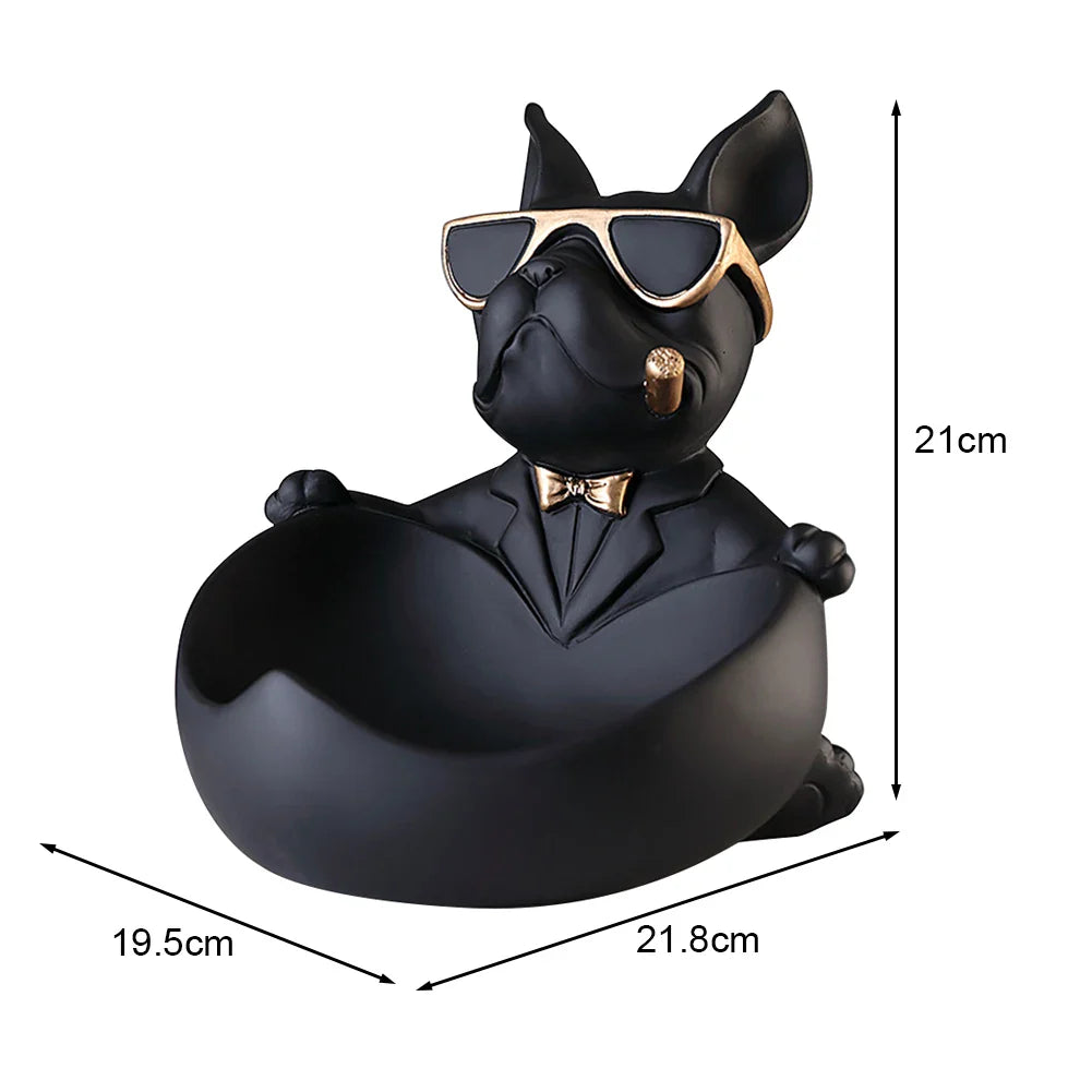 Chic Dog Figurine - Playful & Stylish Decor
