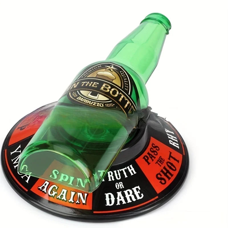 'Spin the Bottle' Drinking Game - Interactive Fun for Any Gathering