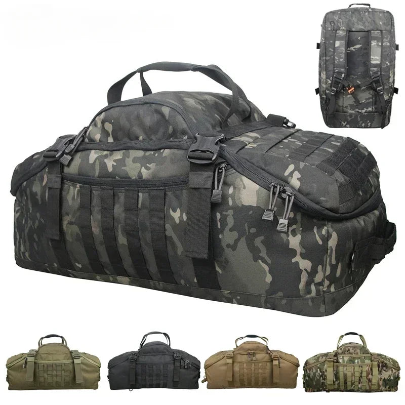 Large Tactical Travel Bag and Rucksack - TrailTrek Duffle