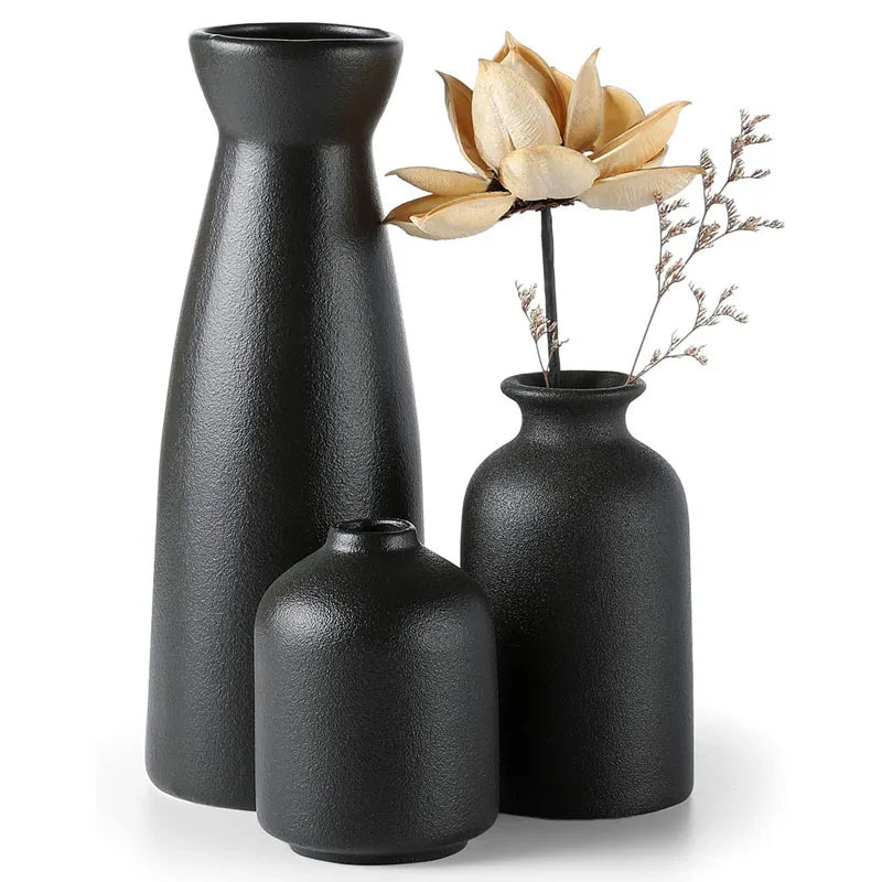 Minimalist Ceramic Vase Set - Timeless and Elegant