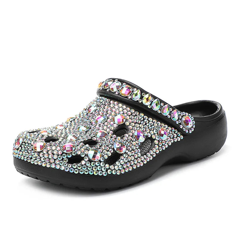 Sandsberg Crystal Summer Slippers for Women