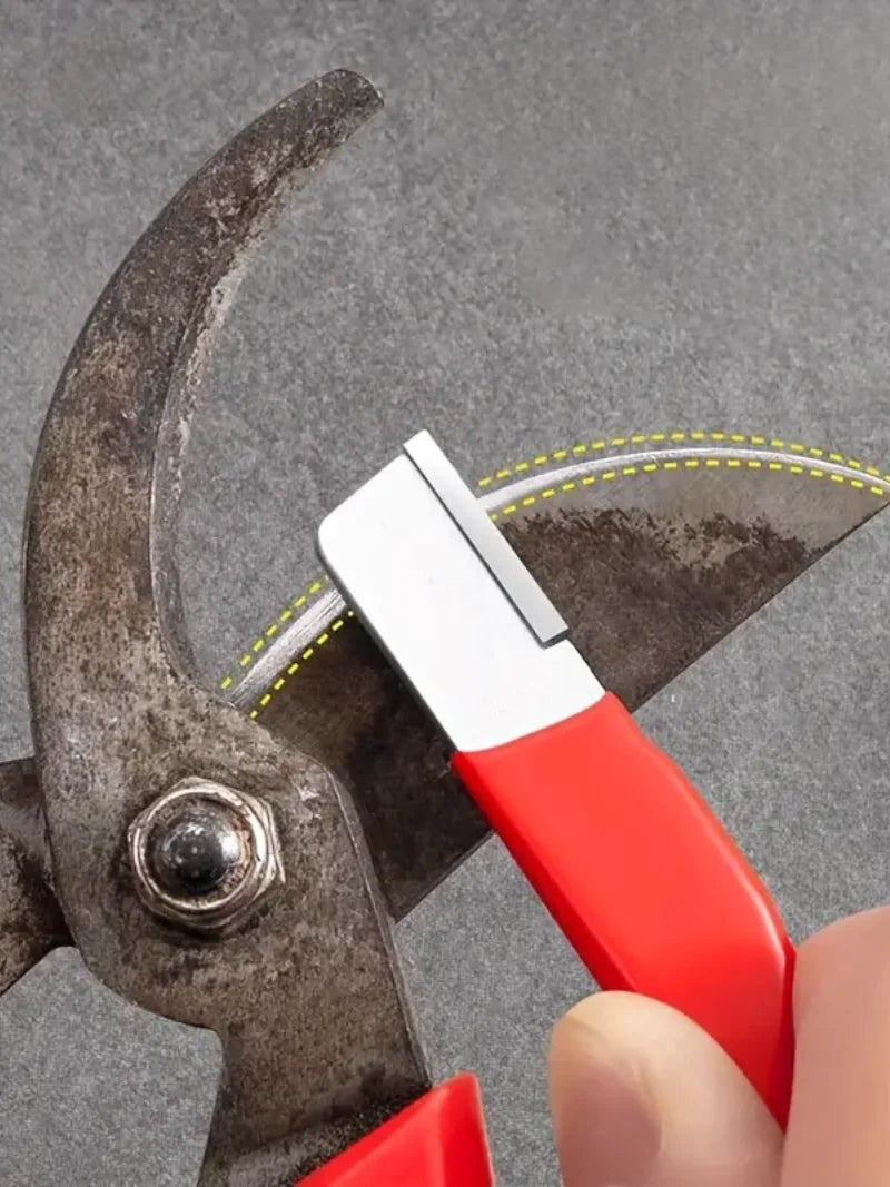 Precision Edge Professional Kitchen Knife Sharpener – Tungsten and Diamond Ceramic Stone for All Blades and Garden Shears