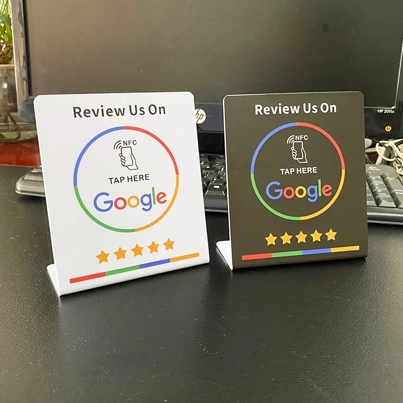 NFC Google Review Card - Simple Customer Feedback Collection