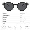 Retro Round Polarised Sunglasses - SunnyStyle Summer 2025