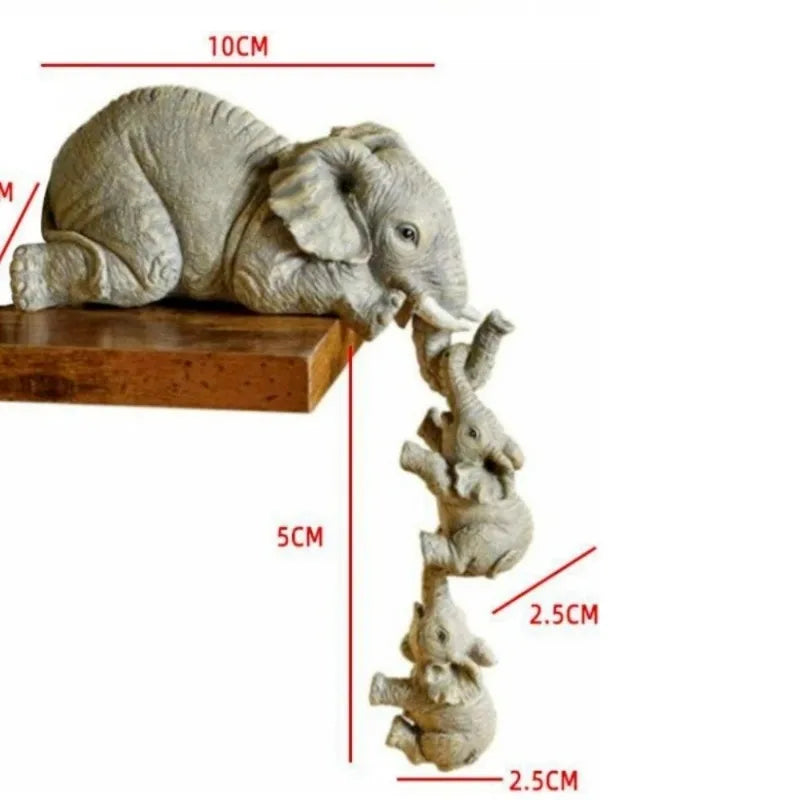 Cute Elephant Figurine - Charming Home Decoration