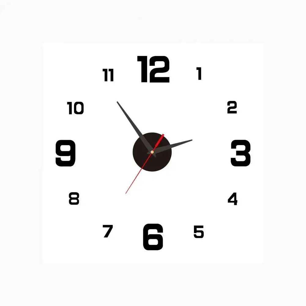 QuietTime - Digital Wall Clock in Classic Style