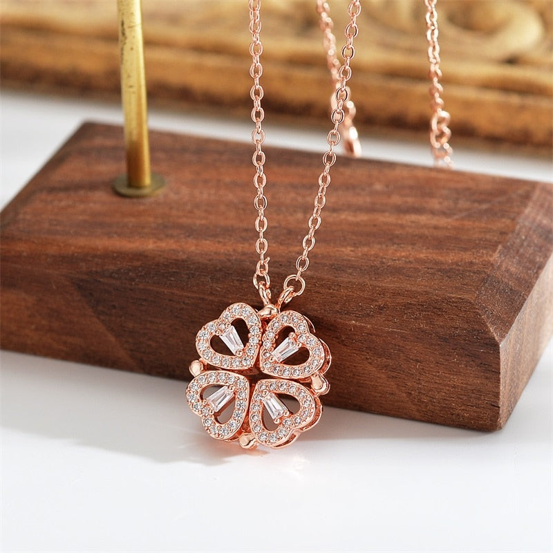 RadiantBond Eternal Necklace | Luxurious adjustable necklace symbolizing love and prosperity