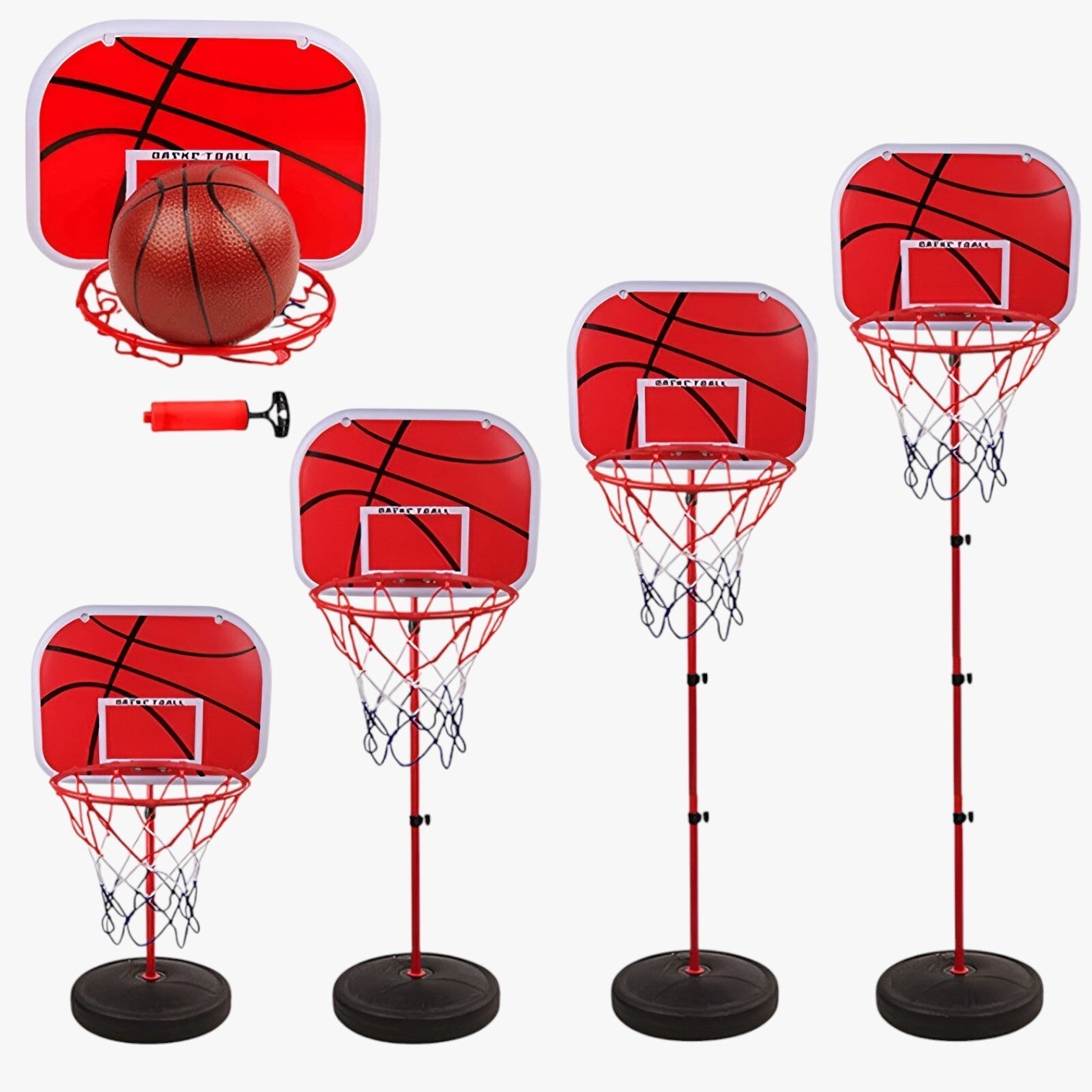 Height-Adjustable Children's Basketball Hoop – Fun for Indoor & Outdoor Play