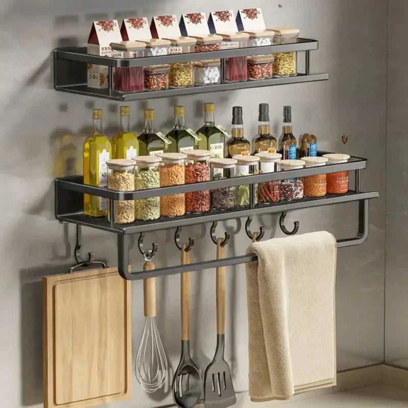 Modern Black Kitchen Shelf – MetroRack