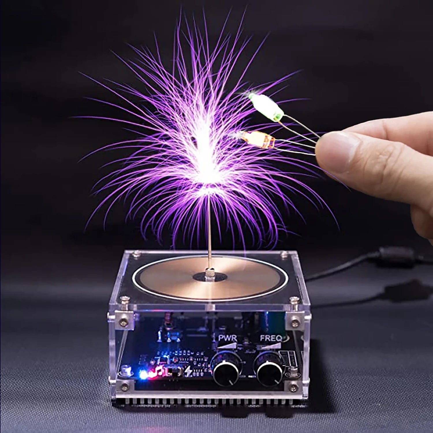 ElectraVista Lightning Speaker | Wireless Bluetooth Speaker with Customizable Light Display