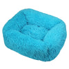 FurHaven Deluxe Dog Lounger | Long plush, washable pet bed for dogs and cats
