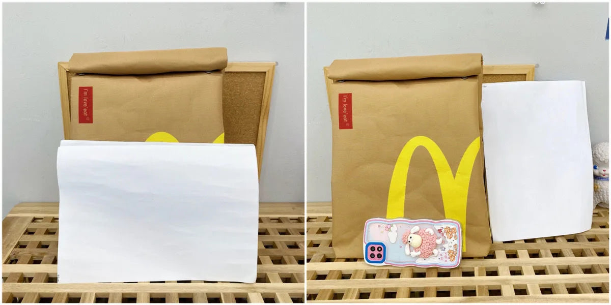 Trendy Fast Food Backpack - Playful and Spacious Bag for Everyone