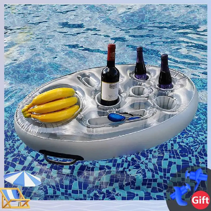 Inflatable Pool Table – Handy for Drinks and Snacks in the Water