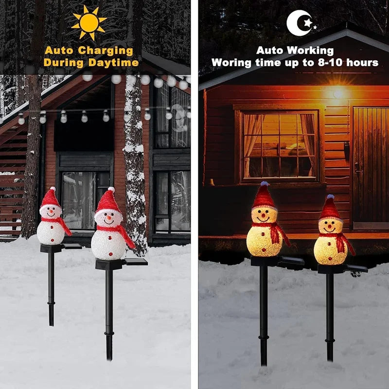 Christmas Snowman Lamps - Enchanting Lighting for a Festive Atmosphere