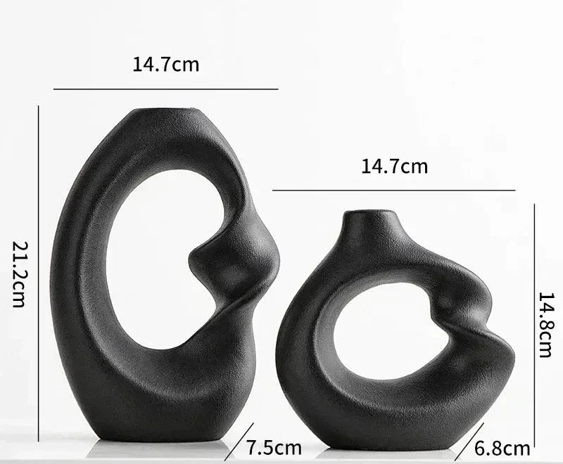 Abstract Sculptural Vases - Modern and Artistic