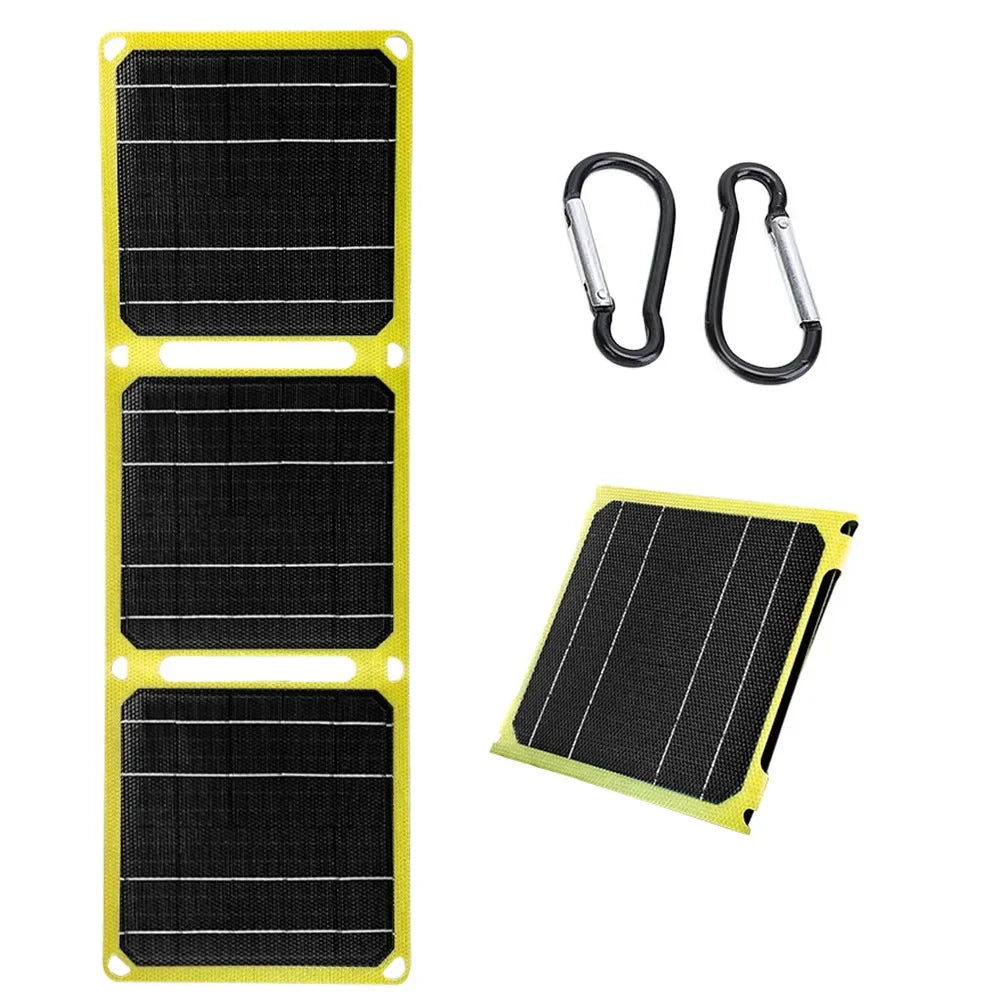 SolarLux RadiantFold Portable Charger | High-efficiency foldable solar panel charger for on-the-go energy
