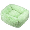 FurHaven Deluxe Dog Lounger | Long plush, washable pet bed for dogs and cats