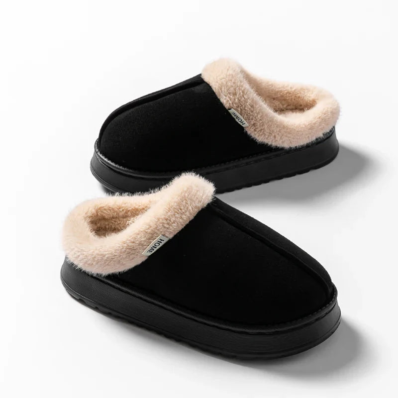 Ladies Fluffy Slippers Winter Warm | Slippers | Non-slip Indoor Slippers for Ladies & Men