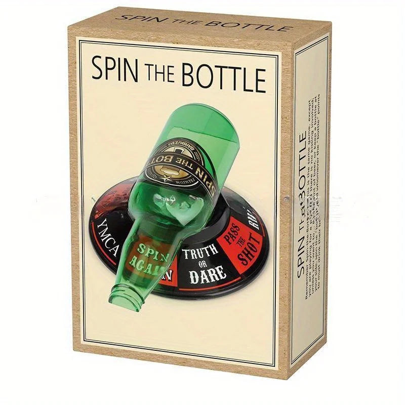 'Spin the Bottle' Drinking Game - Interactive Fun for Any Gathering