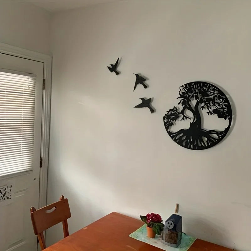 Tree of Life Wall Decoration with Birds – Natural Balance and Freedom