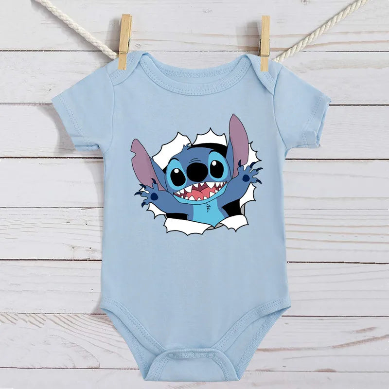 Stitch Baby Bodysuit - Cute and Comfortable for Boys and Girls