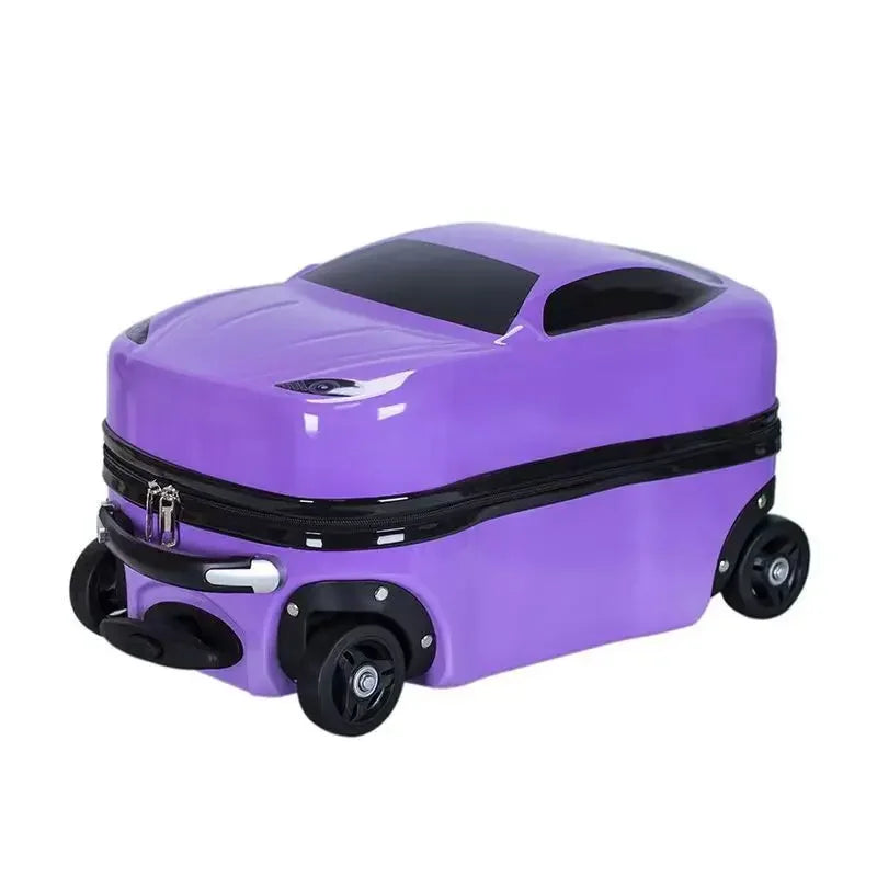 Hard Shell Children's Suitcase with Car Design – Turin