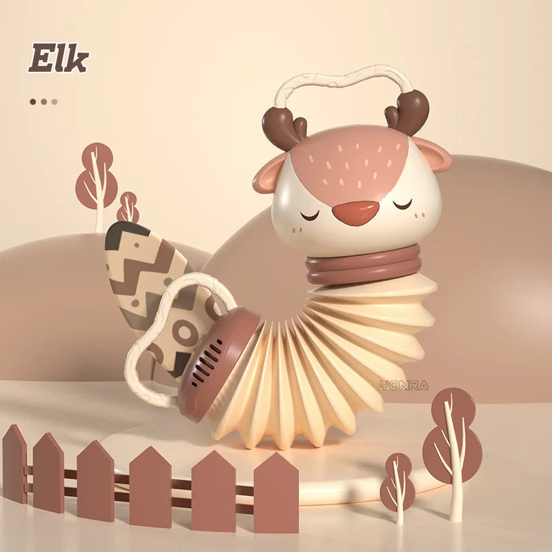 2-in-1 Baby Accordion and Rattle - Stimulate the Senses with Soothing Sounds