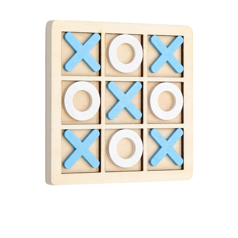 Wooden Tic Tac Toe Game - Fun & Strategy