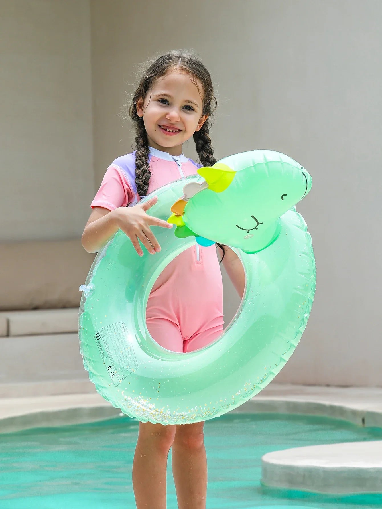 Inflatable Swim Ring for Children – Dino Swim Ring for Summer Fun and Pool Activities