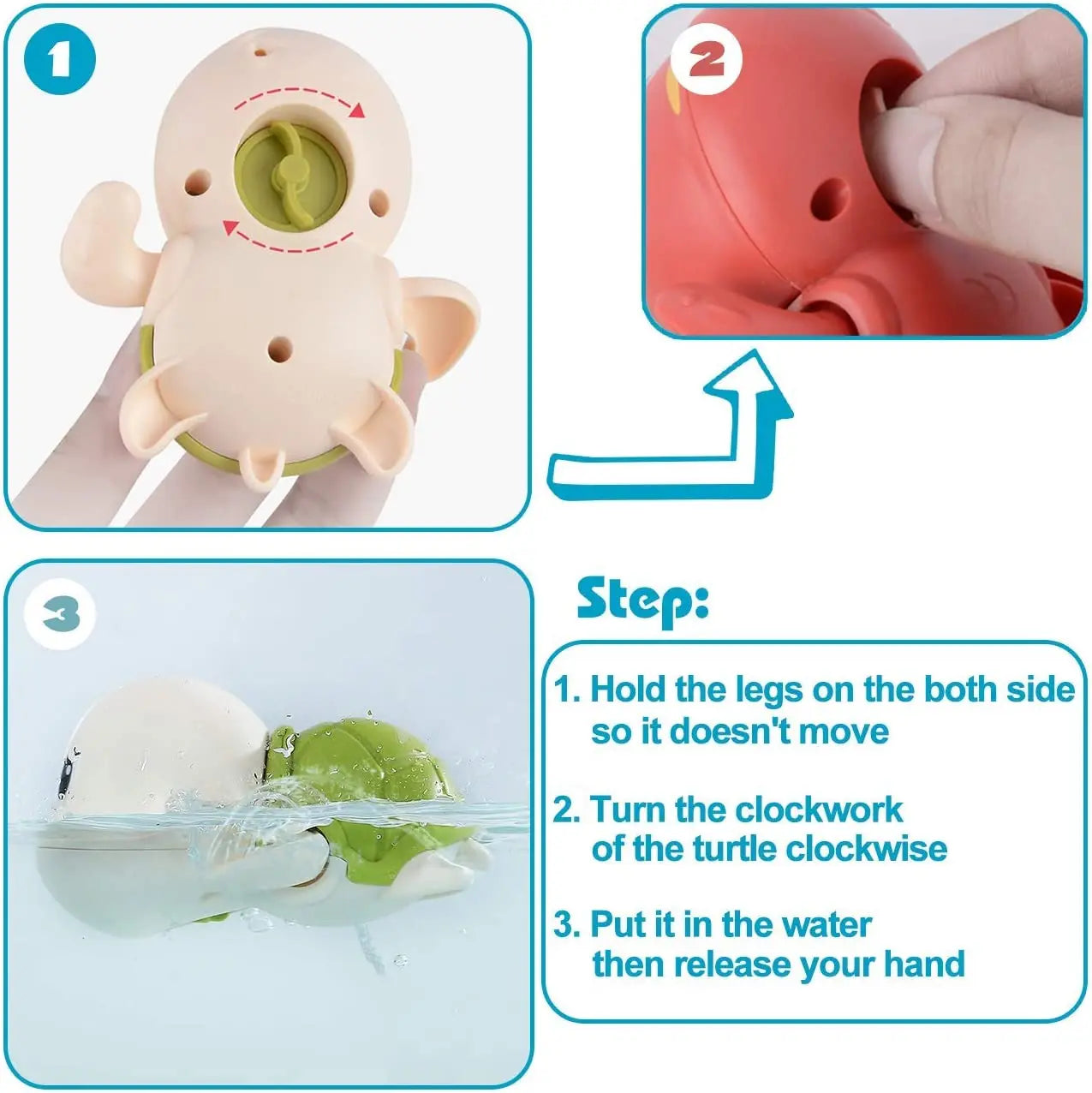 Swim Buddy Turtle - The Perfect Playmate for the Bath