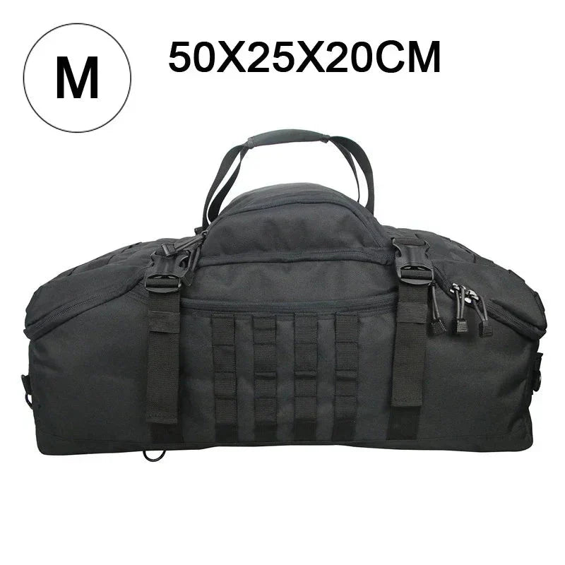Large Tactical Travel Bag and Rucksack - TrailTrek Duffle