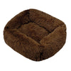 FurHaven Deluxe Dog Lounger | Long plush, washable pet bed for dogs and cats