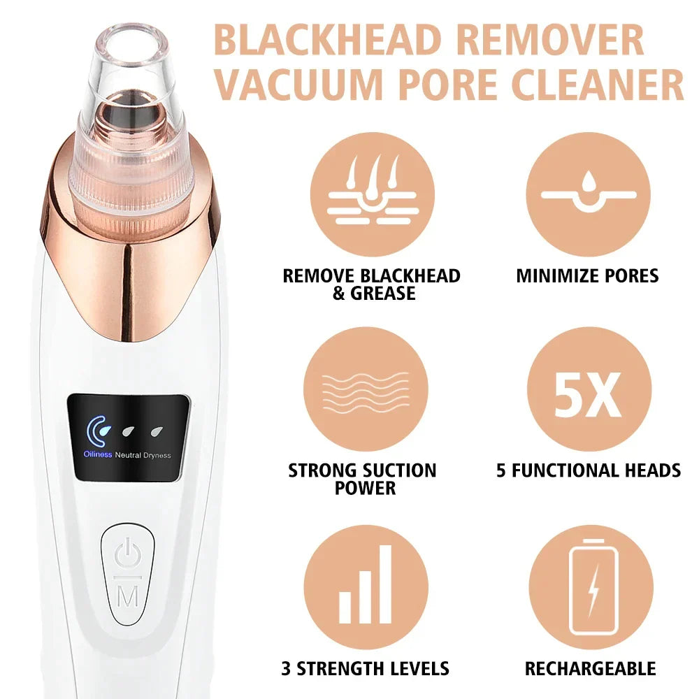 Electric Blackhead Remover and Facial Cleaner - ClearSkin Pro