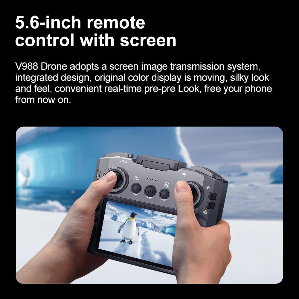 AeroPro Drone 4K UHD Dual Camera 5G WIFI Foldable Quadcopter | Drone | Professional Drone with Brushless Motor, FPV & Aerial Photography