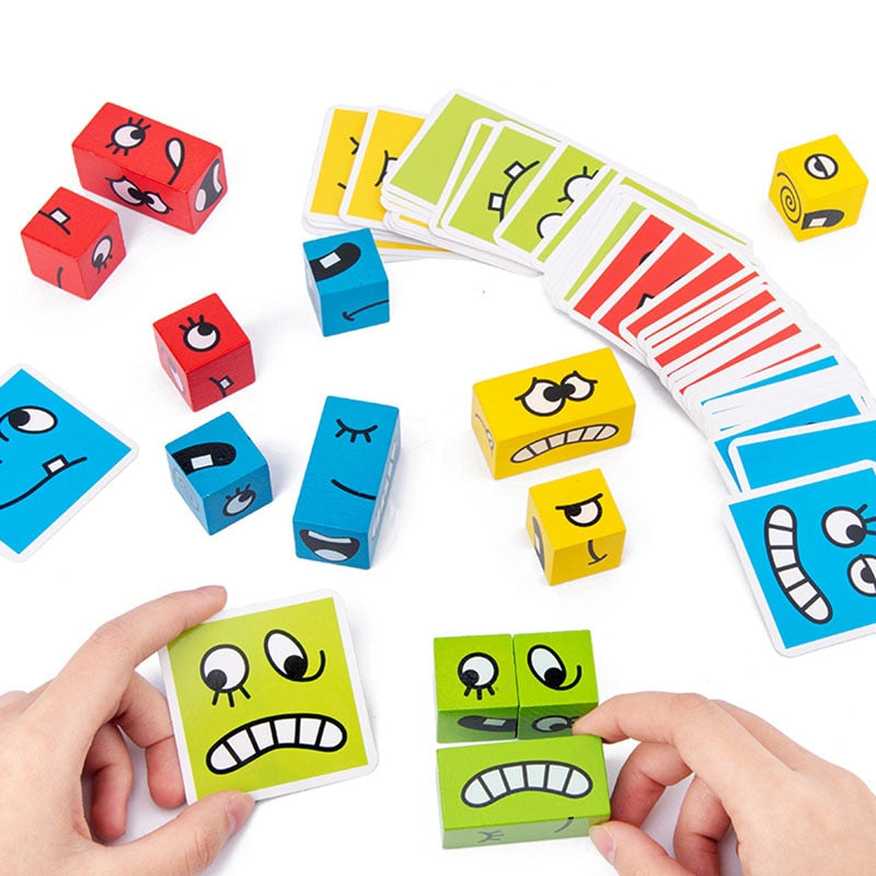 Interactive Expression Building Block Game for Children – MimikMatch