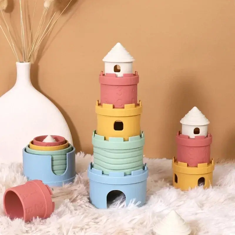 Colourful Creation Stacking Tower – For Endless Building Fun