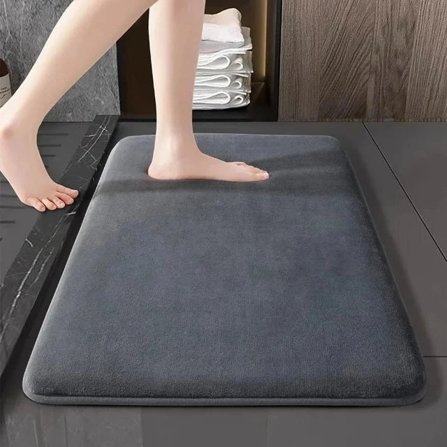 EliteDry Comfort Mat | High-Absorption Memory Foam Bath Rug for Modern Bathrooms