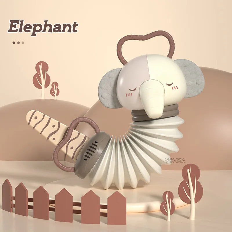 2-in-1 Baby Accordion and Rattle - Stimulate the Senses with Soothing Sounds