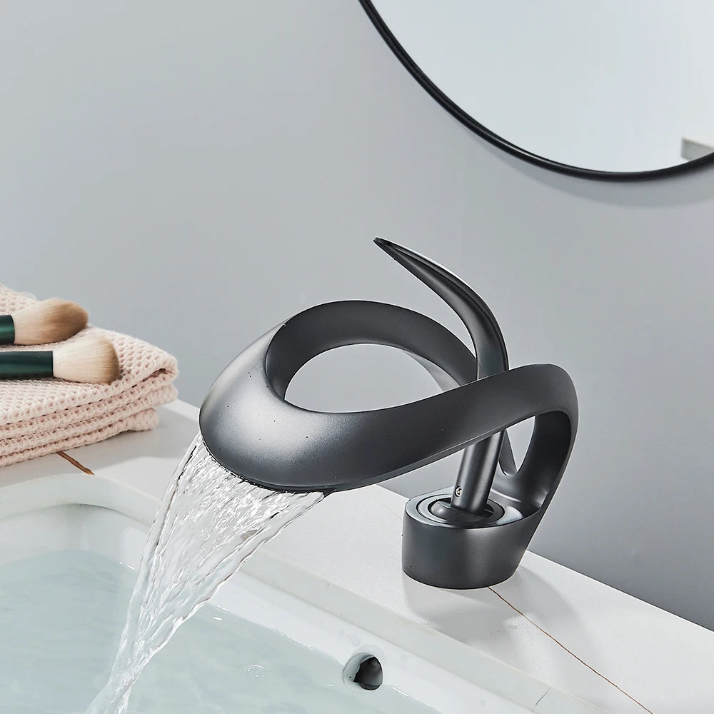 Waterfall Basin Mixer Tap - Flowarc
