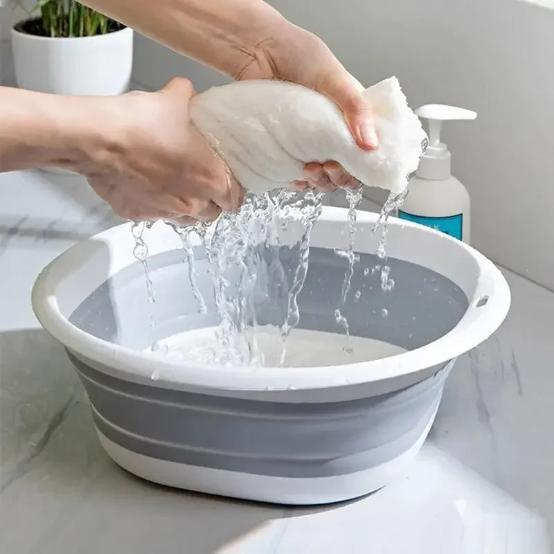 FlexSink Compact Wash Basin | Portable and Foldable Basin for Vegetables, Dishes, and Foot Soaking
