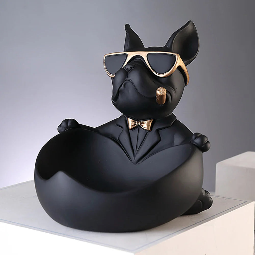 Chic Dog Figurine - Playful & Stylish Decor
