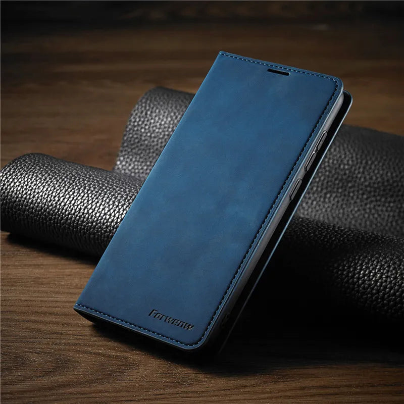 Magnetic Leather iPhone Case – Stylish Protection with Quality