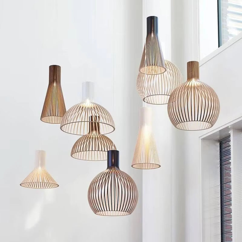 Natura Orb Pendant Lamp – Organic Wooden Design for Cosy Interiors
