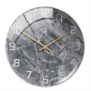 Stylish Wall Clock with Marble Effect – MarbleTime