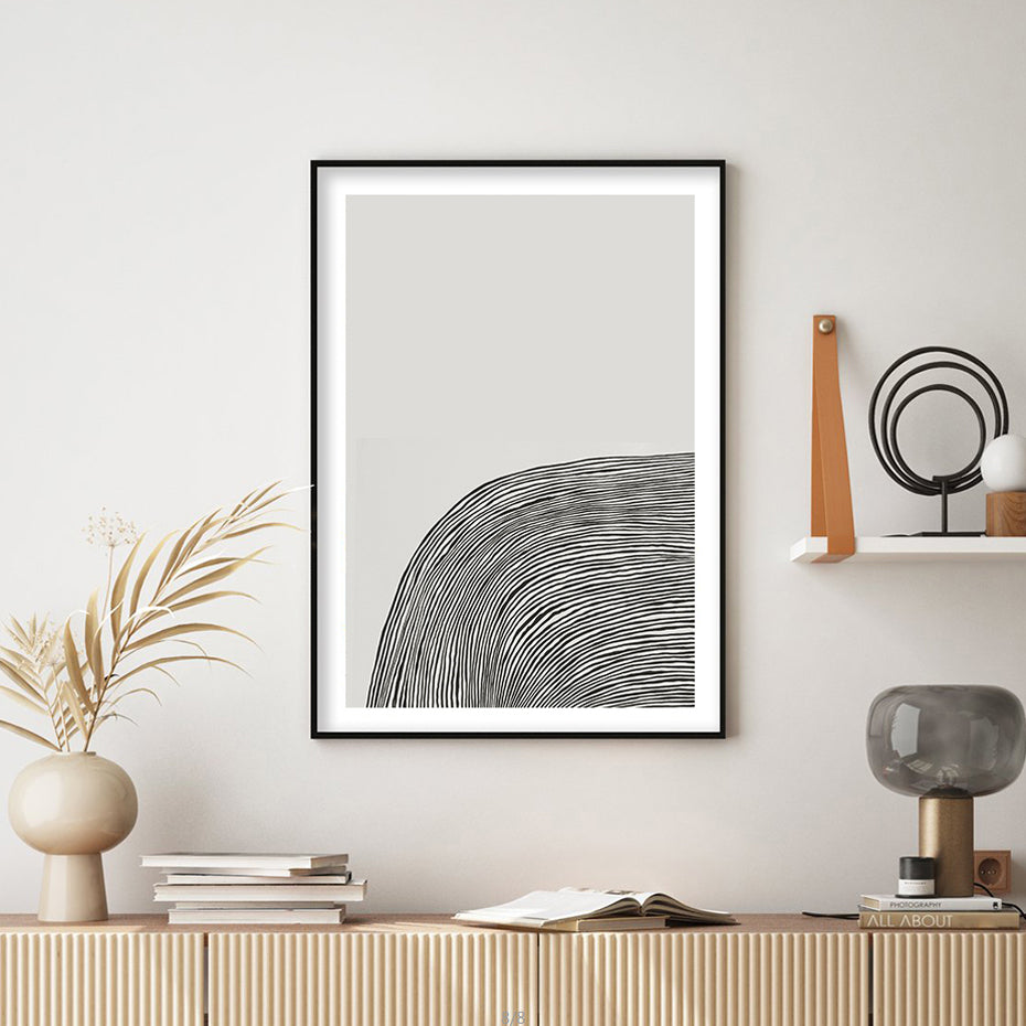 Boho Rainbow Canvas - Bohemian Abstract Wall Art