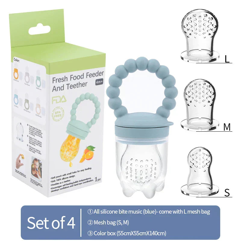 Fruit Teether for Babies – Safe Chewing & Learning to Eat Independently (Buy 1 Get 1 FREE Promotion)