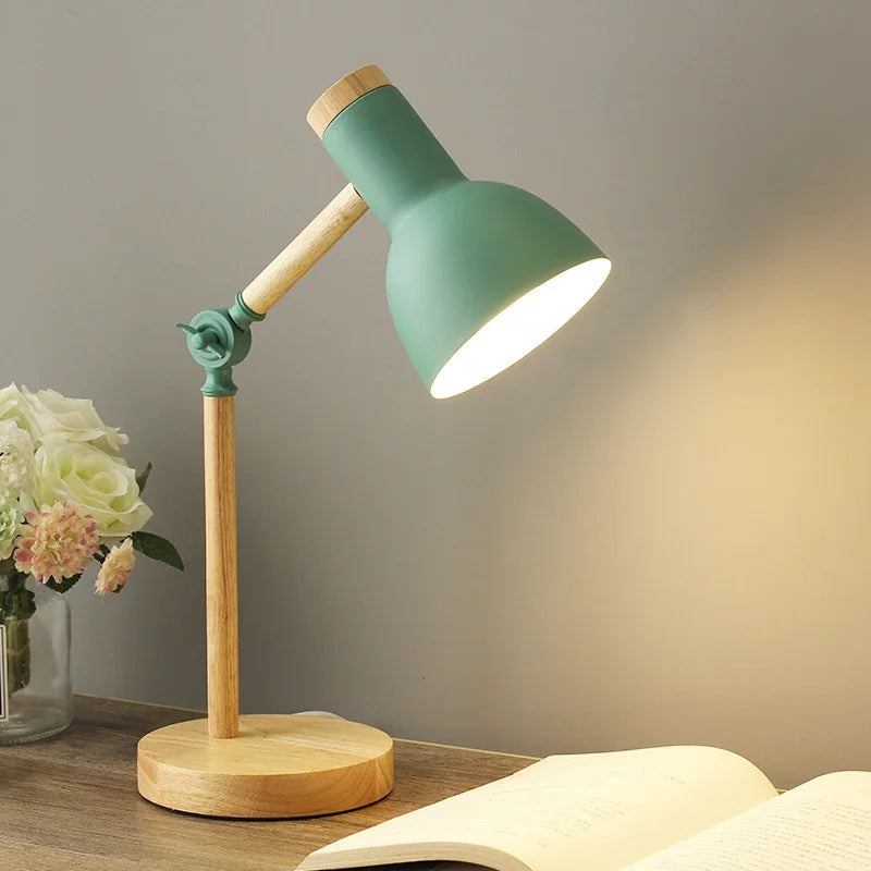 Sandsberg Coloured Wooden Table Lamp