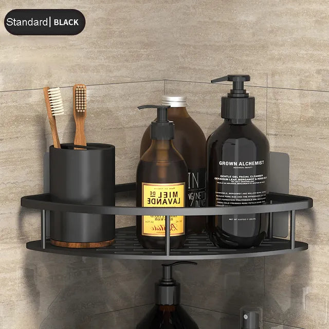 Bathroom Corner Shelf Without Drilling – Stylish and Practical Solution for Shower Storage